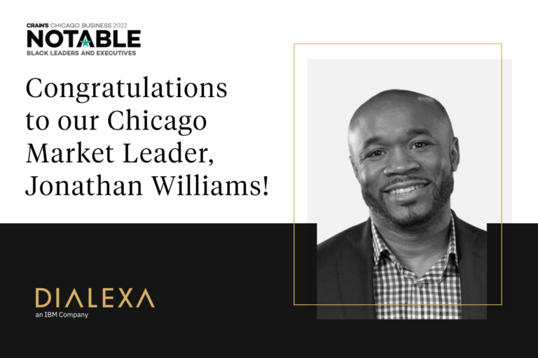 Dialexa Chicago Market Lead, Jonathan, recognized as a Notable Black Leader